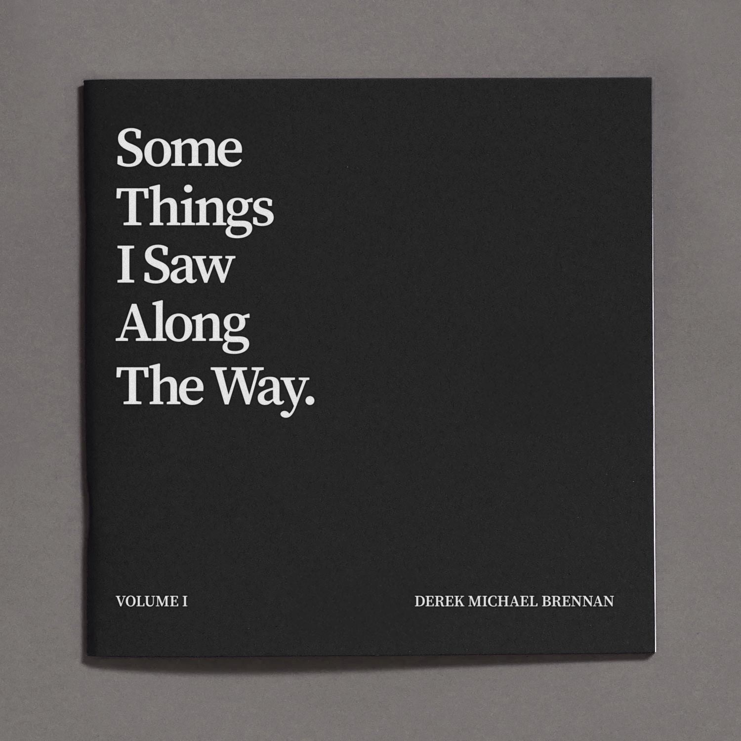 ome Things I Saw Along The Way Volume I